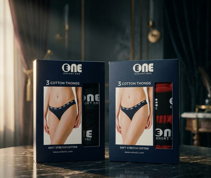 Women Thongs - Pack of 3