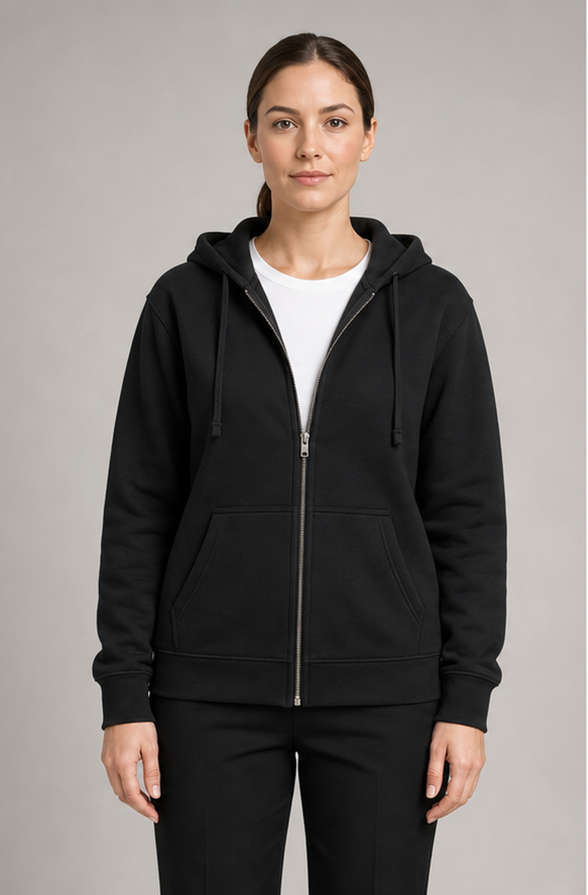 Zipper Hoodie - Non printed