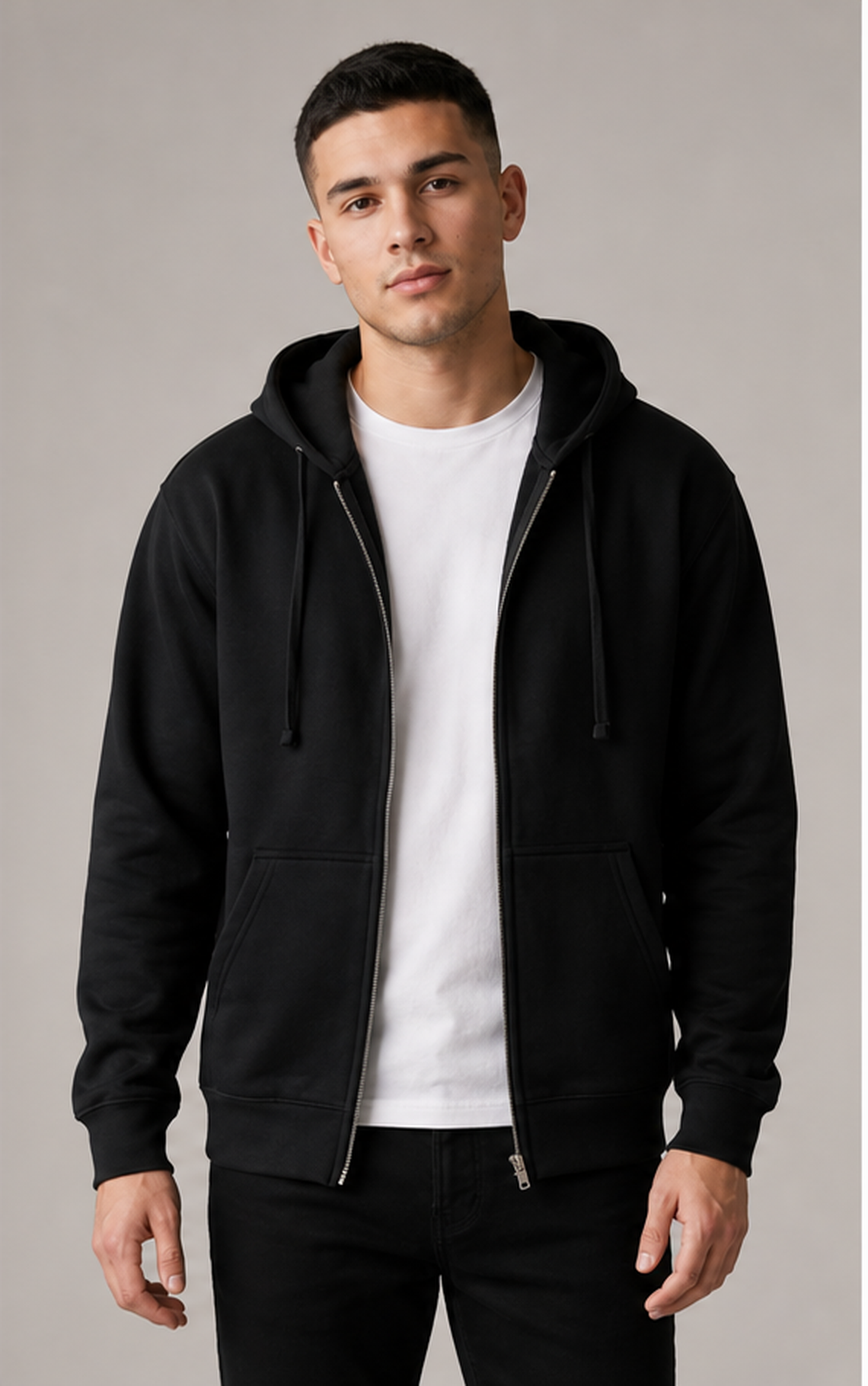Zipper Hoodie - Non printed