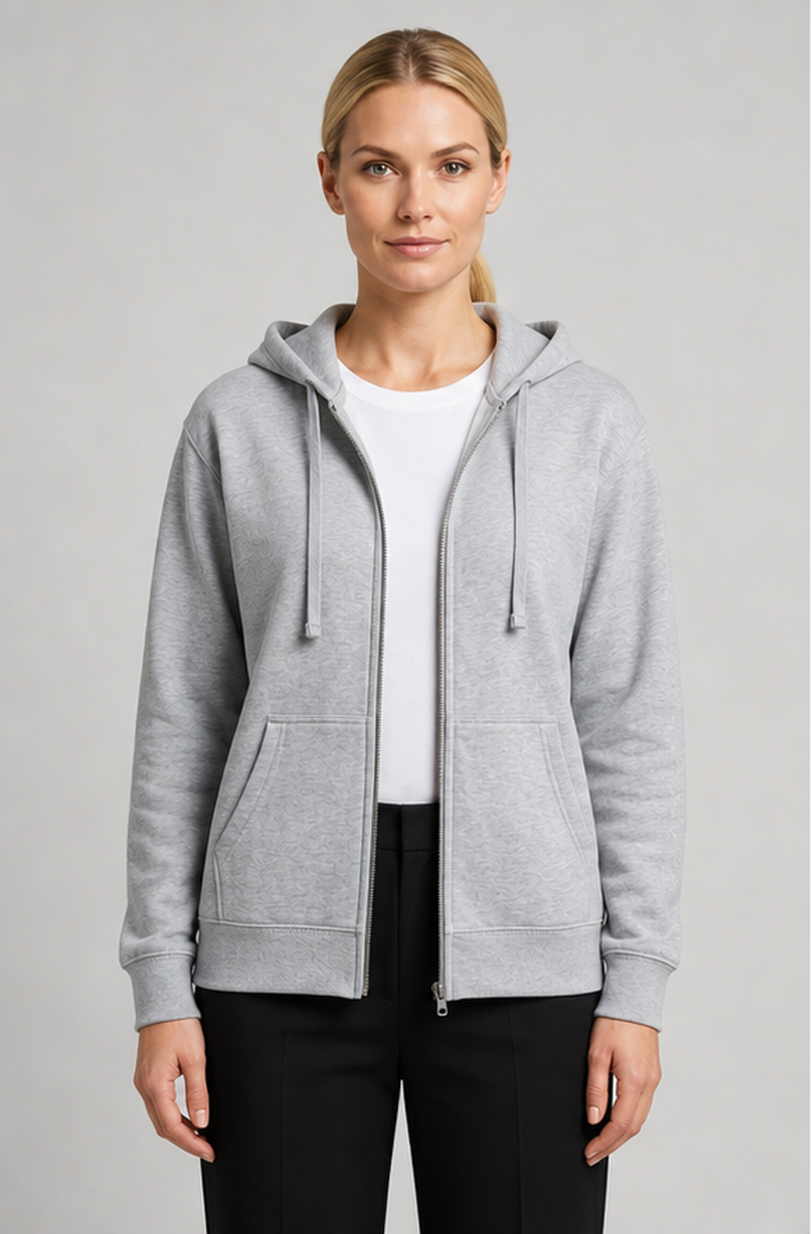Zipper Hoodie - Non printed