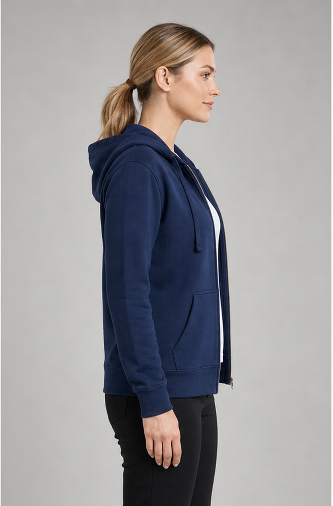 Zipper Hoodie - Non printed